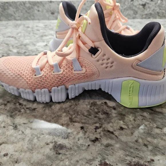 Nike Free Metcon 4 Arctic Orange Green Grey CZ0596-800 - Picture 2 of 6